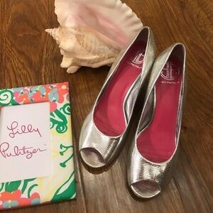 Lilly Pulitzer wedge heels